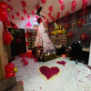 Just married room decoration by Balloon Decoration Bhopal