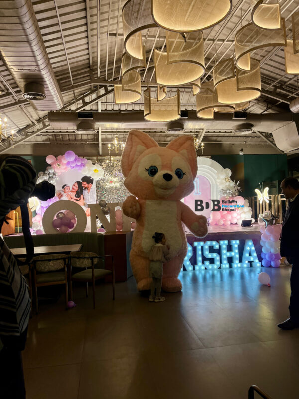 Kids Party Mascot Character by Balloon Decoration Bhopal