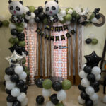 Panda theme balloon decoration by Balloon Decoration Bhopal for kids birthday party in Bhopal