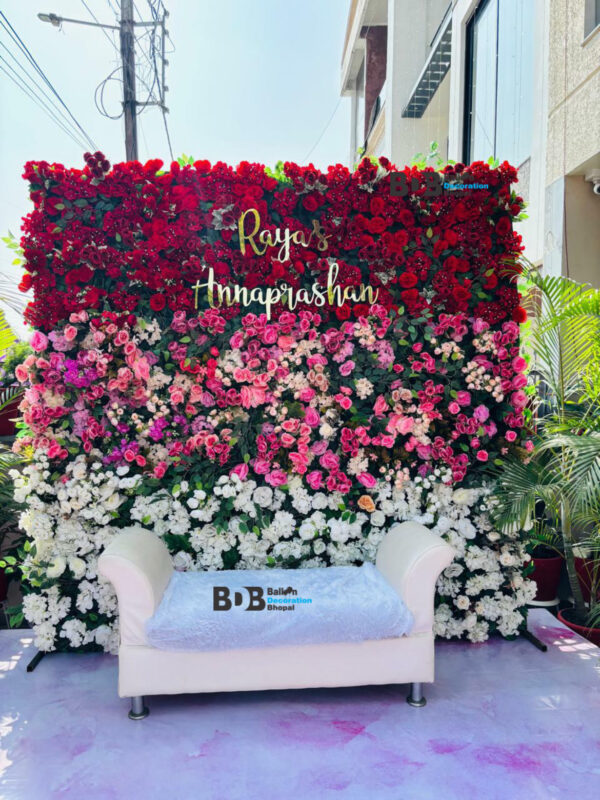 Traditional annprashan setup by Balloon Decoration Bhopal