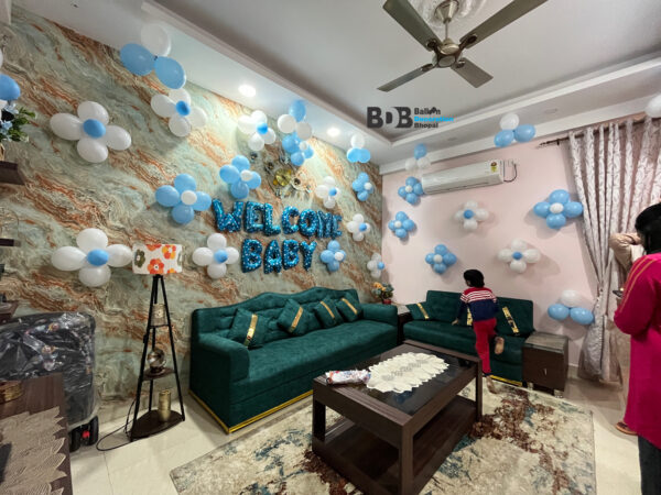 Welcome Baby Balloon Decoration at Home | Starting Package | Balloon Decoration Bhopal