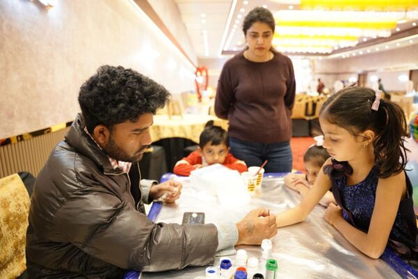 Kids Tattoo Art Activity for Birthday Parties | Fun Tattoo Painting Setup