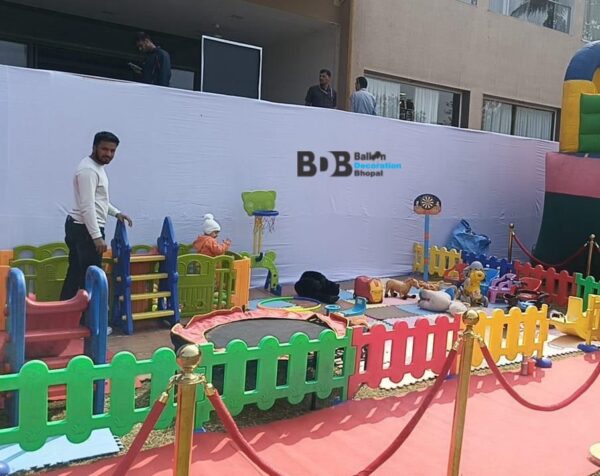 Kids Play Zone Setup for Events | Children Activity Area Decoration
