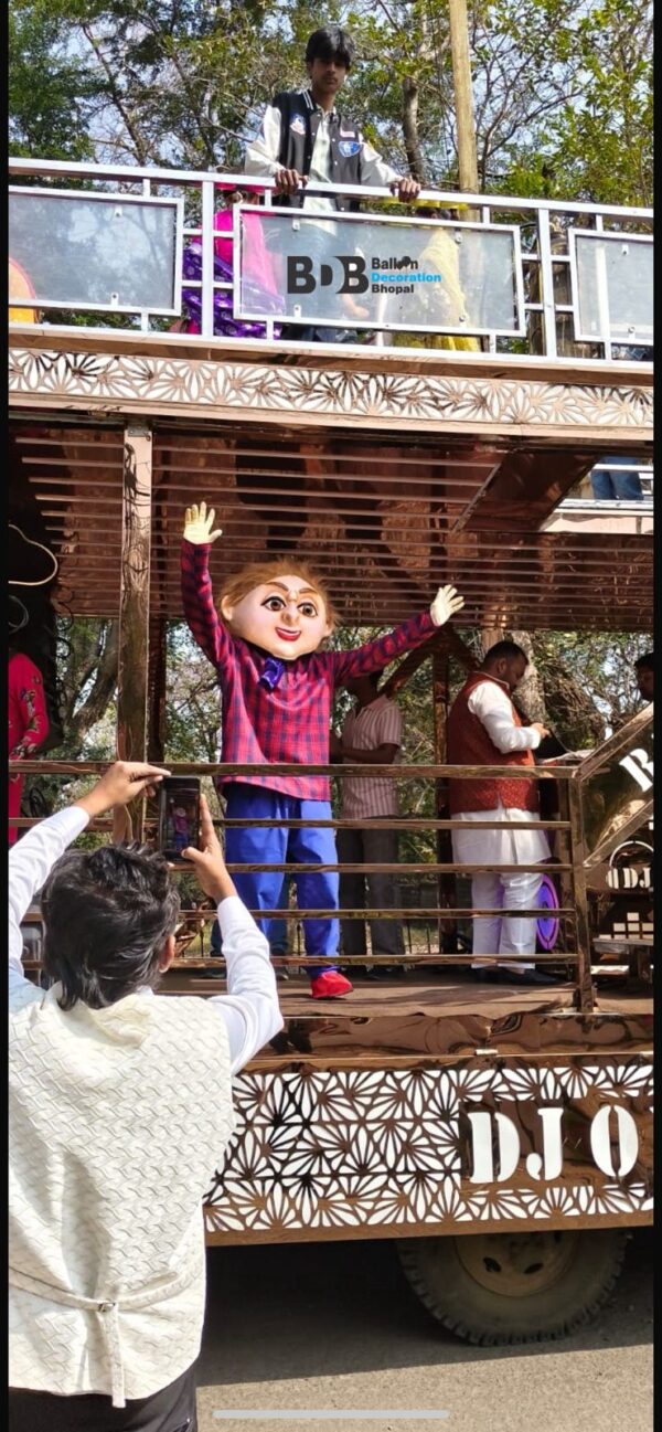 Tatya Bichhu Character Entry Setup | Funny Mascot Entertainment for Events
